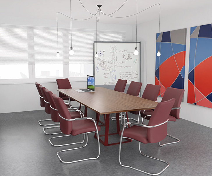 Courts Service Office meeting room Design By Igate Interiors