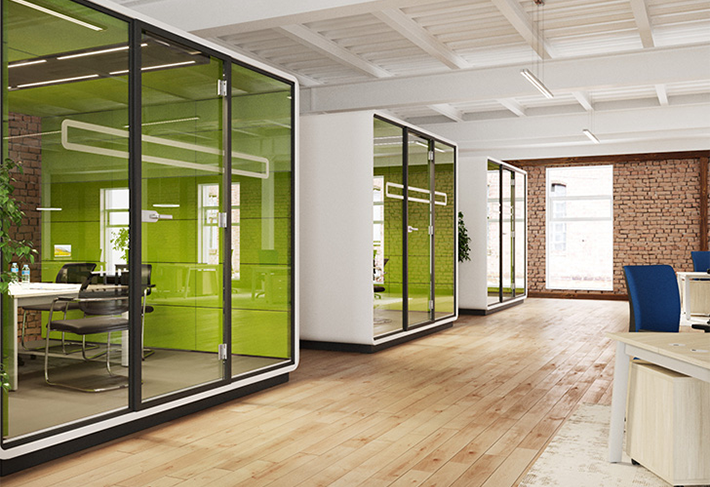 Meeting booths Commercial office spaces and interiors design dublin