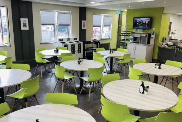 Canteen as part of an office interior design project